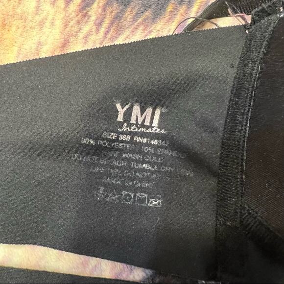 YMI Intimates Wirefree Leopard Print Bra Size 38B - Picture 6 of 6